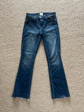 L’AGENCE straight leg mid rise jean